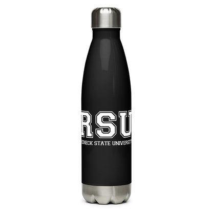 Front image: RSU Stainless Steel Water Bottle - Front - Redneck State University Merch