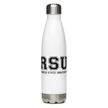 Front image: RSU Stainless Steel Water Bottle - Front - Redneck State University Merch